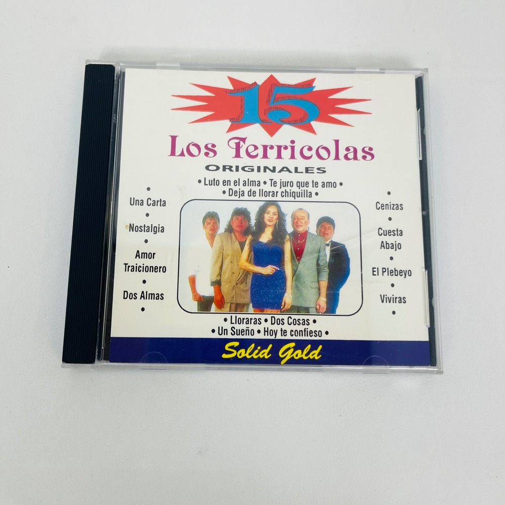 Los Terricolas 15 Originales CD Solid Gold 1994 Latin Pop Sono-Disco